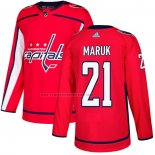 Camiseta Hockey Washington Capitals Dennis Maruk Primera Autentico Rojo