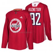 Camiseta Hockey Washington Capitals Evgeny Kuznetsov New Season Practice Rojo