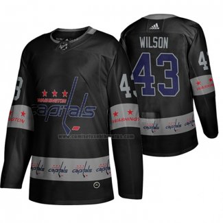 Camiseta Hockey Washington Capitals Tom Wilson Breakaway Negro