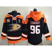 Sudaderas con Capucha Anaheim Ducks Charlie Conway Negro