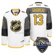 Camiseta Hockey 2016 All Star Calgary Flames Johnny Gaudreau Blanco