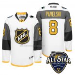 Camiseta Hockey 2016 All Star San Jose Sharks Joe Pavelski Blanco