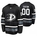 Camiseta Hockey 2019 All Star Anaheim Ducks Personalizada Negro