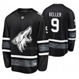 Camiseta Hockey 2019 All Star Arizona Coyotes Clayton Keller Negro