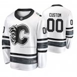 Camiseta Hockey 2019 All Star Calgary Flames Personalizada Blanco