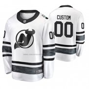 Camiseta Hockey 2019 All Star New Jersey Devils Personalizada Blanco