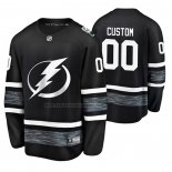 Camiseta Hockey 2019 All Star Tampa Bay Lightning Personalizada Negro