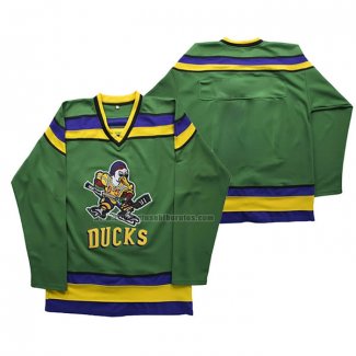 Camiseta Hockey Anaheim Ducks Personalizada Gordon Bombay Verde