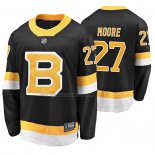 Camiseta Hockey Boston Bruins John Moore Alterno Premier Breakaway Negro