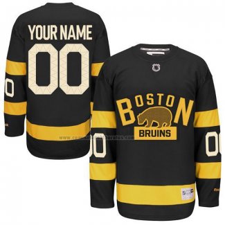 Camiseta Hockey Boston Bruinss Personalizada Autentico Negro