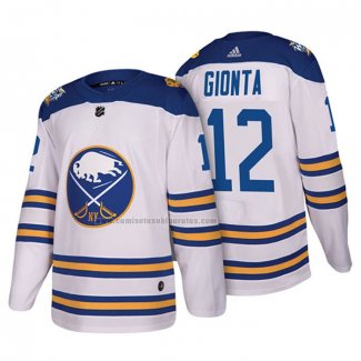 Camiseta Hockey Buffalo Sabres Brian Gionta Autentico 2018 Winter Classic Blanco