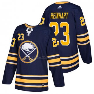 Camiseta Hockey Buffalo Sabres Sam Reinhart Primera Autentico 2018 Azul