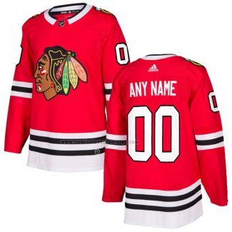 Camiseta Hockey Chicago Blackhawks Personalizada Primera Rojo