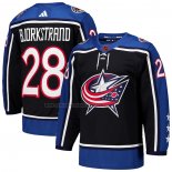 Camiseta Hockey Columbus Blue Jackets Oliver Bjorkstrand Reverse Retro 2.0 Autentico Negro