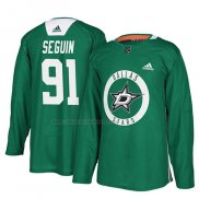 Camiseta Hockey Dallas Stars Tyler Seguin New Season Practice Verde