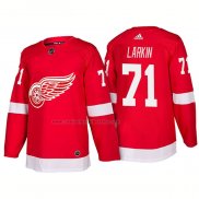 Camiseta Hockey Detroit Red Wings Dylan Larkin New Outfitted 2018 Rojo