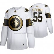 Camiseta Hockey Golden Edition Winnipeg Jets Mark Scheifele Limited Blanco