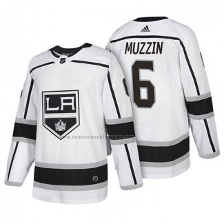 Camiseta Hockey Los Angeles Kings Jake Muzzin Autentico Segunda 2018 Blanco