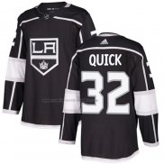 Camiseta Hockey Los Angeles Kings Jonathan Quick Primera Autentico Negro