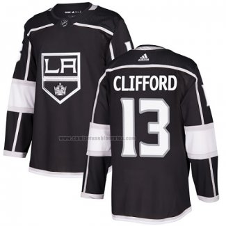 Camiseta Hockey Los Angeles Kings Kyle Clifford Primera Autentico Negro