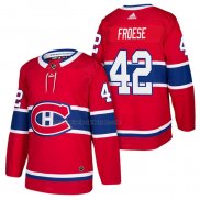 Camiseta Hockey Montreal Canadiens Byron Froese Autentico Primera 2018 Rojo