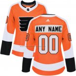 Camiseta Hockey Mujer Philadelphia Flyers Personalizada Primera Naranja