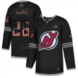 Camiseta Hockey New Jersey Devils Elias 2020 USA Flag Negro