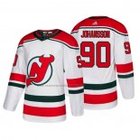 Camiseta Hockey New Jersey Devils Marcus Johansson Alterno Autentico Blanco