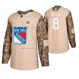 Camiseta Hockey New York Rangers Cody Mcleod Veterans Day Camuflaje