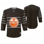 Camiseta Hockey Nino 2020 All Star Edmonton Oilers Premier Gris