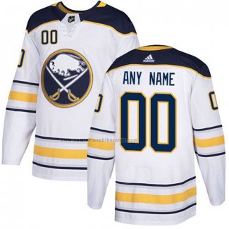 Camiseta Hockey Nino Buffalo Sabres Personalizada Segunda Blanco