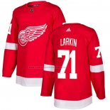 Camiseta Hockey Nino Detroit Red Wings Dylan Larkin Primera Autentico Rojo