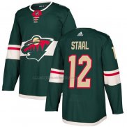 Camiseta Hockey Nino Minnesota Wild Eric Staal Primera Autentico Verde