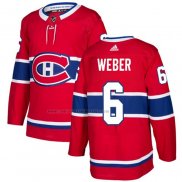 Camiseta Hockey Nino Montreal Canadiens Shea Weber Primera Autentico Rojo