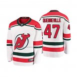 Camiseta Hockey Nino New Jersey Devils John Quenneville Alterno Breakaway Blanco