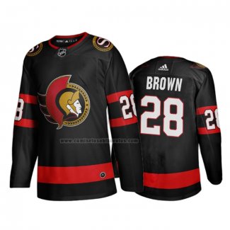 Camiseta Hockey Ottawa Senators Connor Brown Primera 2020-21 Negro