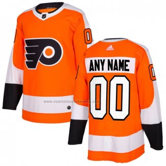 Camiseta Hockey Philadelphia Flyers Personalizada Primera Naranja