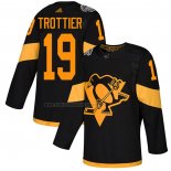 Camiseta Hockey Pittsburgh Penguins Bryan Trottier Autentico 2019 Stadium Series Negro