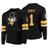 Camiseta Hockey Pittsburgh Penguins Casey Desmith Platinum Negro