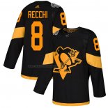 Camiseta Hockey Pittsburgh Penguins Mark Recchi Autentico 2019 Stadium Series Negro