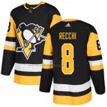 Camiseta Hockey Pittsburgh Penguins Mark Recchi Primera Autentico Negro