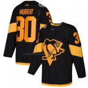 Camiseta Hockey Pittsburgh Penguins Matt Murray Autentico 2019 Stadium Series Negro