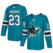 Camiseta Hockey San Jose Sharks Barclay Goodrow Autentico Primera Verde