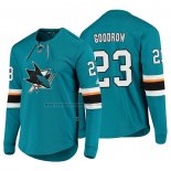 Camiseta Hockey San Jose Sharks Barclay Goodrow Platinum Verde