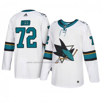 Camiseta Hockey San Jose Sharks Tim Heed Autentico Segunda Blanco