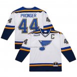 Camiseta Hockey St. Louis Blues Personalizada Segunda Blanco