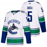 Camiseta Hockey Vancouver Canucks Luca Sbisa 2018 Premier Blanco