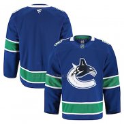 Camiseta Hockey Vancouver Canucks Primera Autentico Pro Azul