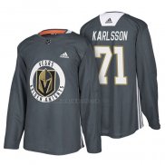 Camiseta Hockey Vegas Golden Knights William Karlsson New Season Practice Gris