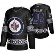 Camiseta Hockey Winnipeg Jets Blake Wheeler Breakaway Negro